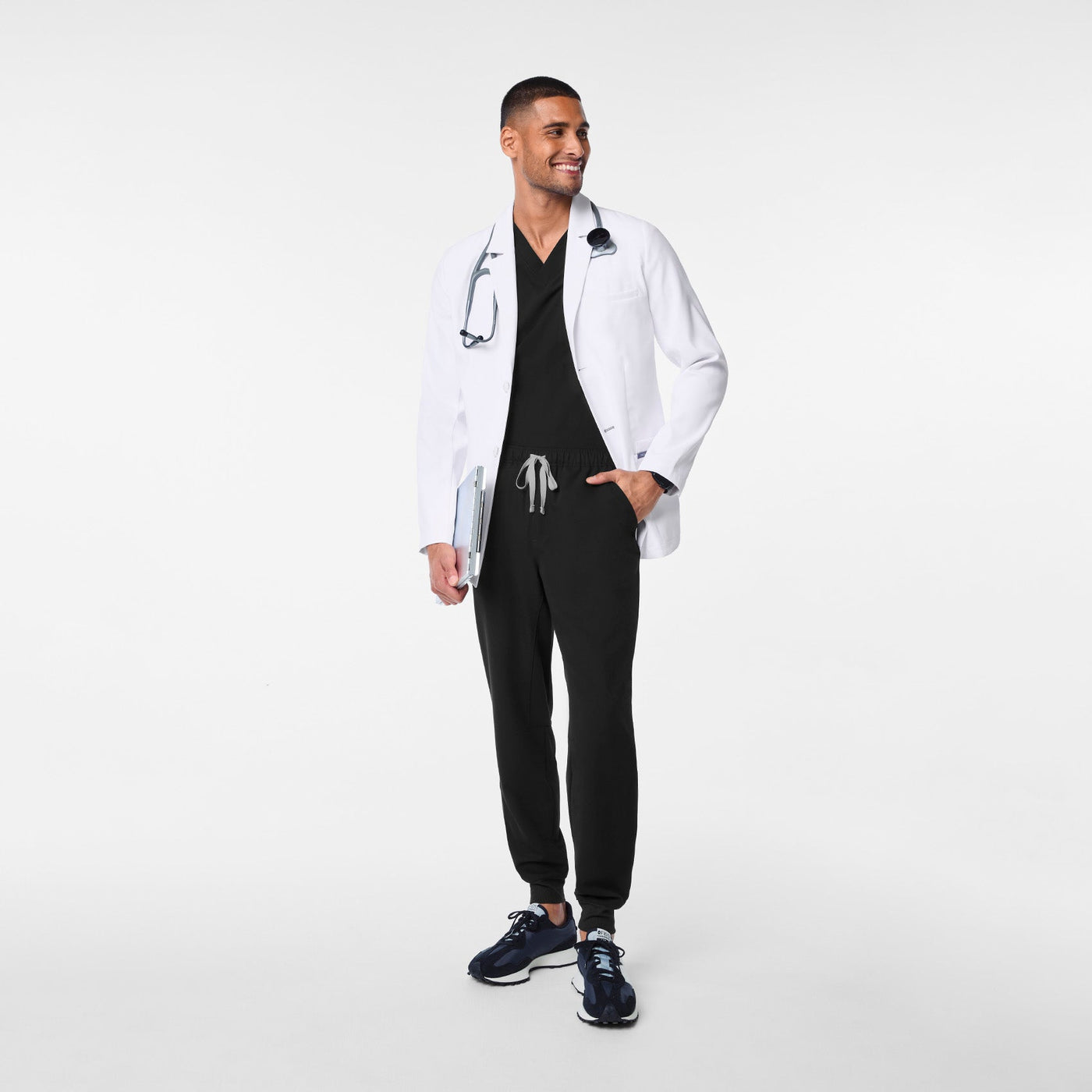 Harlem Slim Short Lab Coat